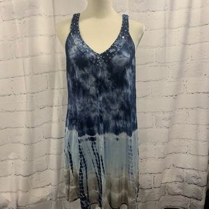 RAVIYA Woman’s LG Tye-dye Boho Ombré Dress